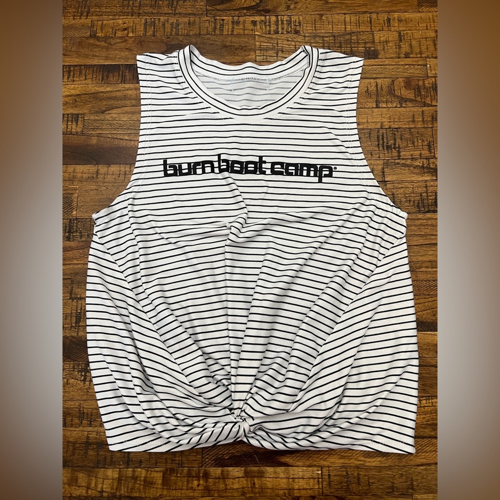 Women’s Burn Boot Camp Striped Sleeveless Tank